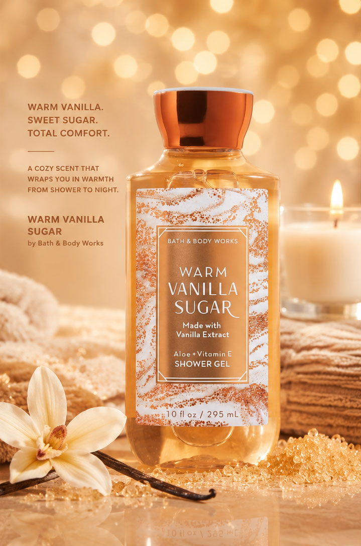 شاور ژل Warm Vanilla Sugar